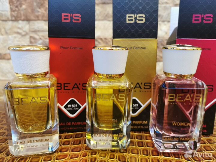 Аналоговая парфюмерия beas W559, W549, W507