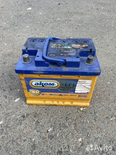 Аккумулятор автомобильный 60 ач
