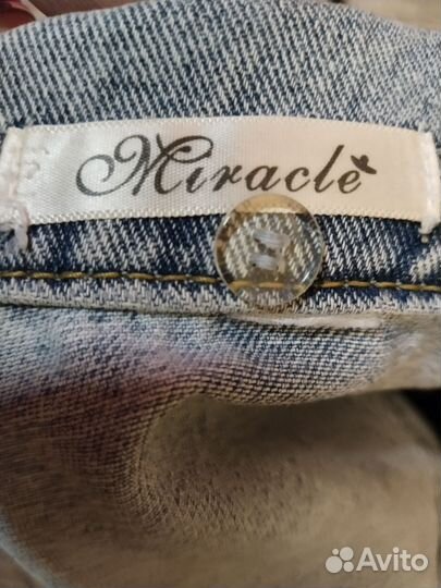 Джинсовая куртка женская 48 50 miracle
