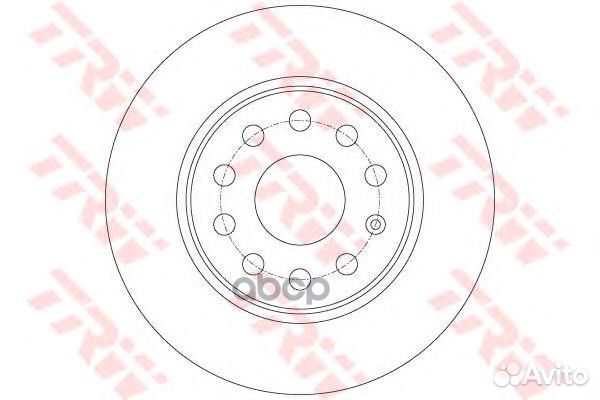 Диск тормозной df7911 TRW