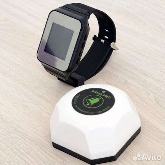 Беспроводная система/кнопка вызова официанта часы