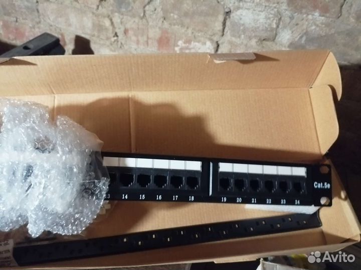 Патч панель 24 Maxys с задним органайзером