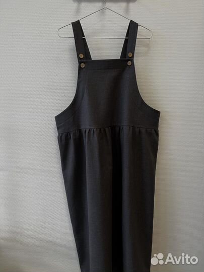 Сарафан теплый лен