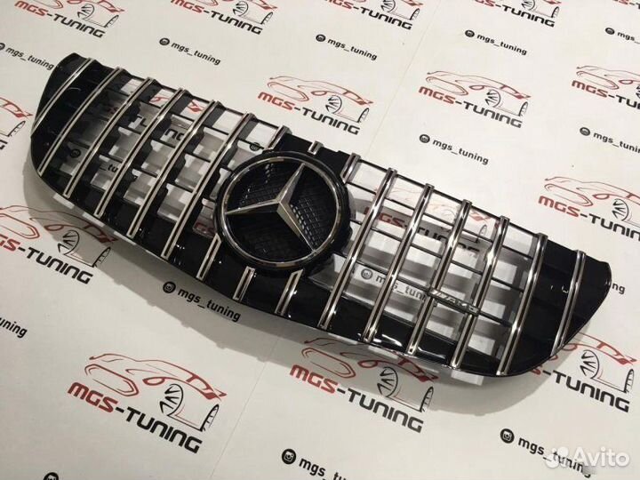 Решетка Mercedes Vito GT + Шильдик 14-н.в