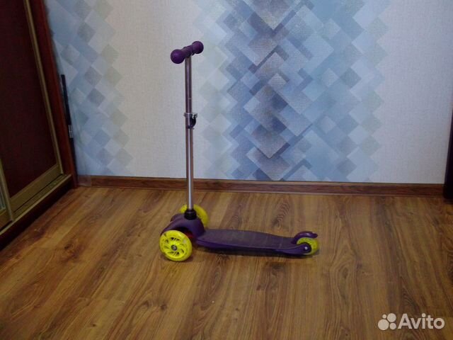 Самокат детский трехколесный бу