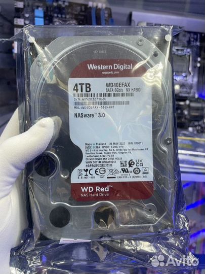 4Tb SATA Western Digital Red WD40efax