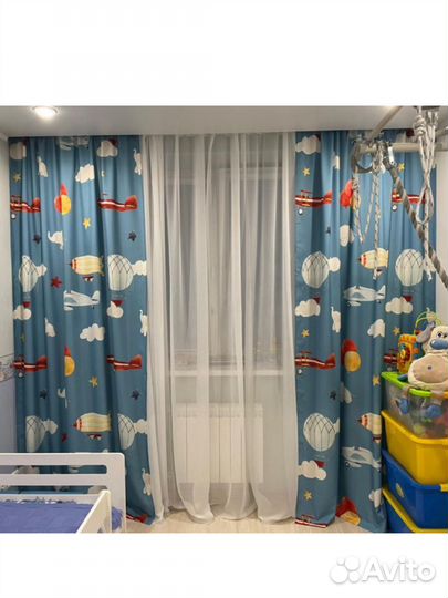 Шторы портьерные в детскую