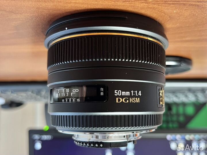Объектив sigma 50mm 1.4 DG HSM nikon