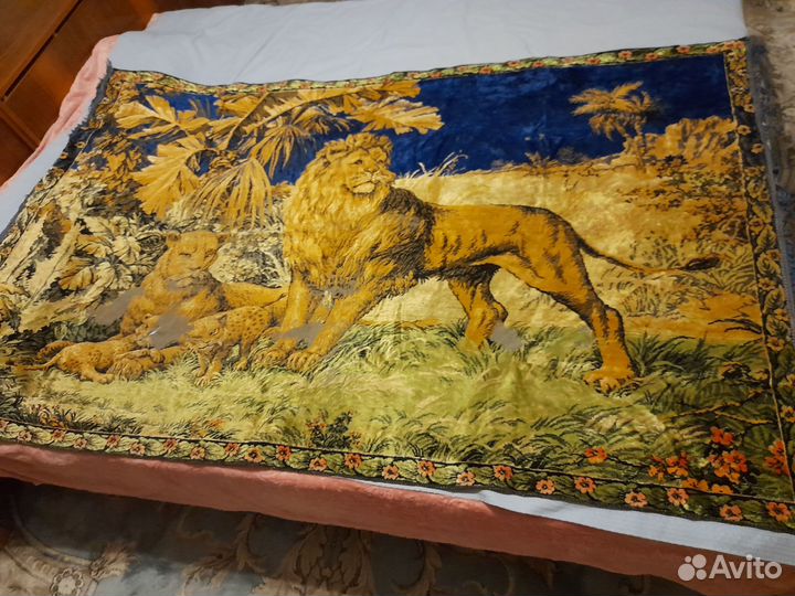 Ковер/покрывало плюшевый ГДР времён СССР