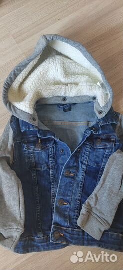 Джинсовая куртка для мальчика 110 рост