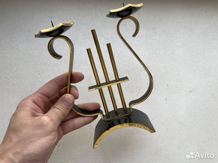 Посвечник лира ретро