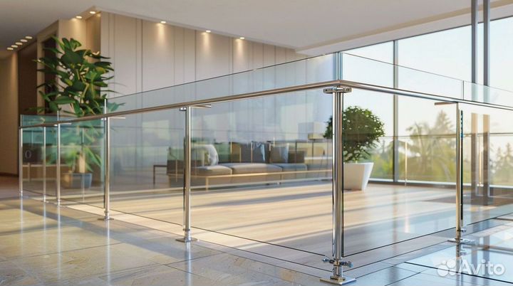 Стеклянные ограждения для балконов