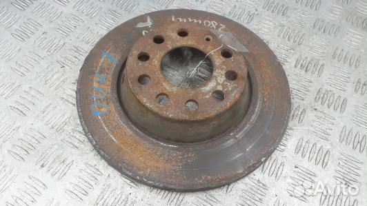 Диск тормозной задний volkswagen passat B7 (OUK07L