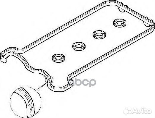 475.860E прокладка клапанной крышки правая MB