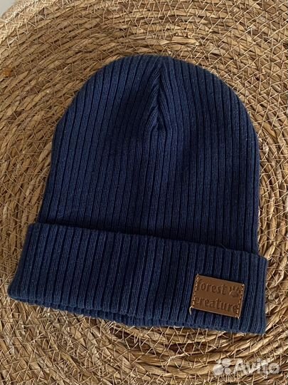Шапка детская на мальчика 0-3 мес