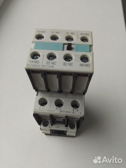 3RT1023-1B44 Siemens Sirius 7.5 кВт DC 24 В