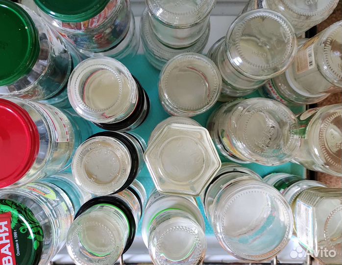 Стеклянные банки 0.5л 0.750л 0.320л Разные 50шт