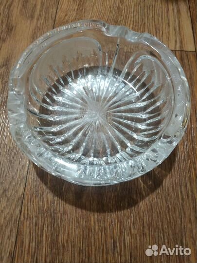 Пепельницы и конфетница хрусталь, стекло СССР