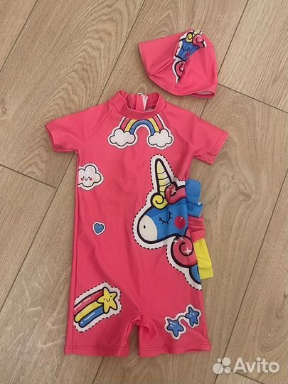 Купальный костюм для девочки 74 80