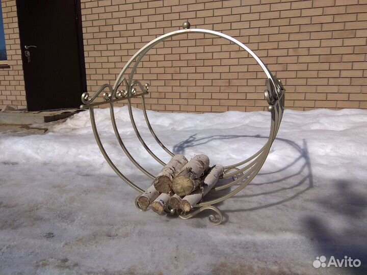 Дровница для камина, для бани