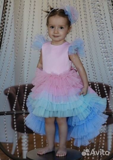 Пышное платье со шлейфом