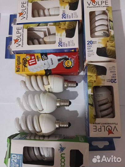 Лампочки рабочие б/у одним пакетом