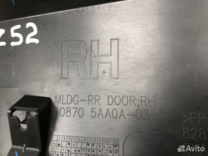 Молдинг задней правой двери Nissan Murano 3 (Z52)