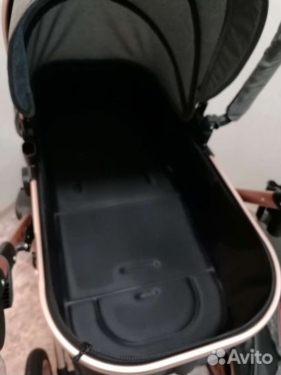 Новая коляска 3в1 Wisesonle Q3 (серый лен)