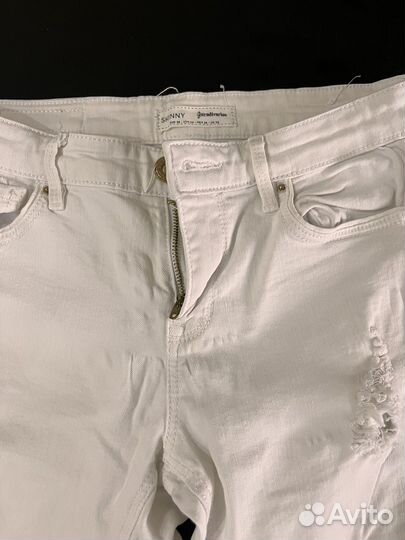 Джинсы белые женские