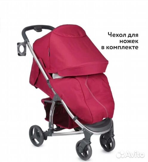 Прогулочная коляска Babyton Cosmo Red