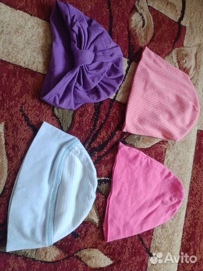 Шапочки летние для девочки