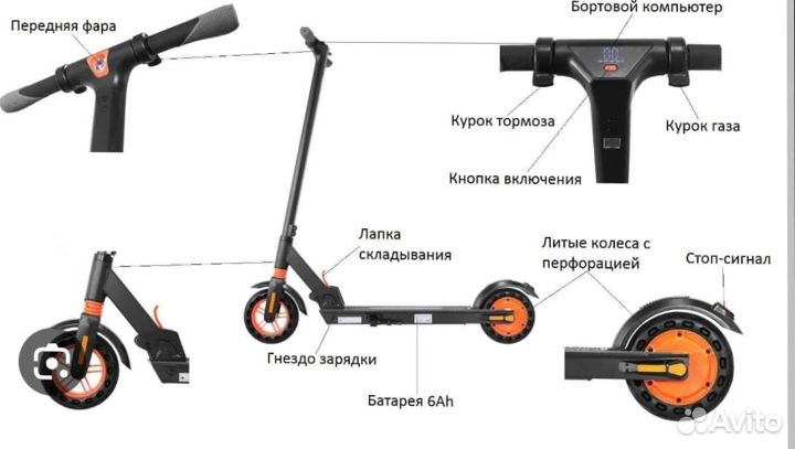 Электросамокат kugoo