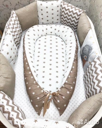Новые бортики+кокон в кроватку