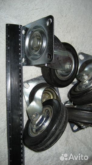 Колёса с поворотной площадкой 100мм