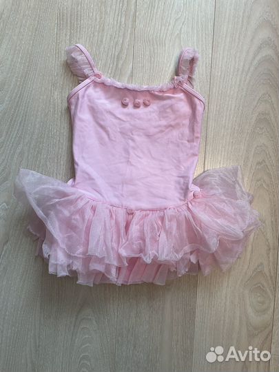 Купальник гимнастический 110- 116 розовый