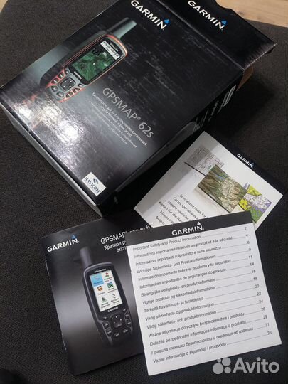 Gps навигатор garmin 62s