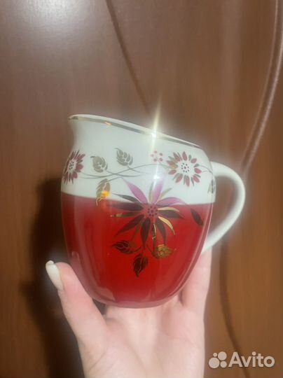 Молочник барановка васильки красное крытье