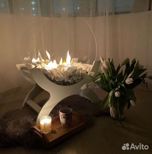 Биокамин напольный,новый