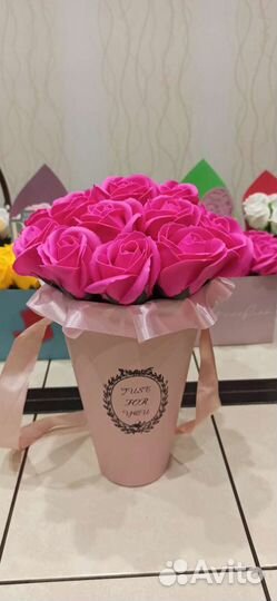 Букет цветов, ручная работа