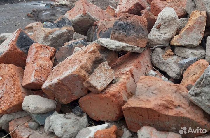 Битый кирпич доставка
