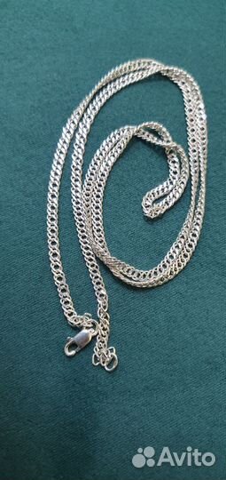 Мужская серебряная цепь