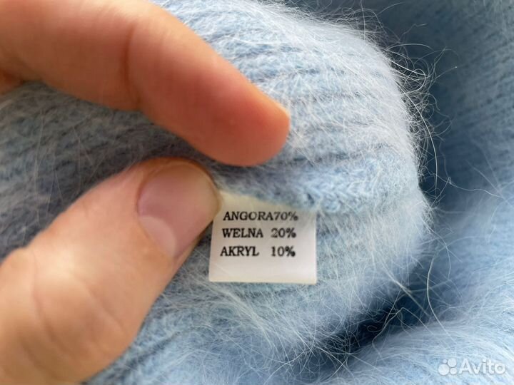 Новая шапка-бини из ангоры