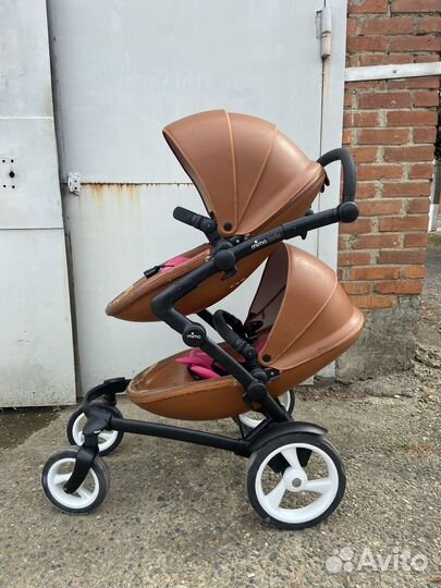 Коляска mima kobi twin для двойни