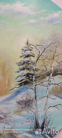 Холст на картоне