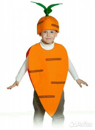 Костюмы овощей Прокат