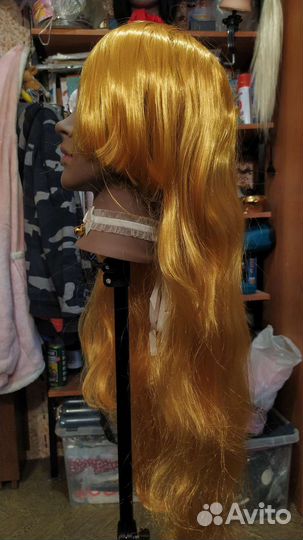 Парик для косплея цветной