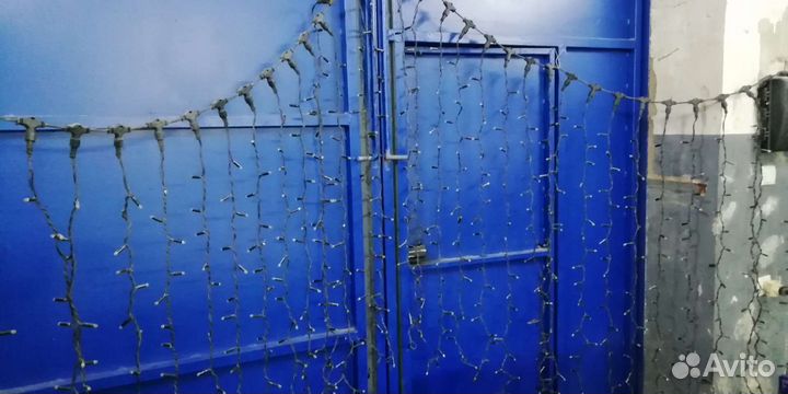 Гирлянда уличная зановес синяя мощная