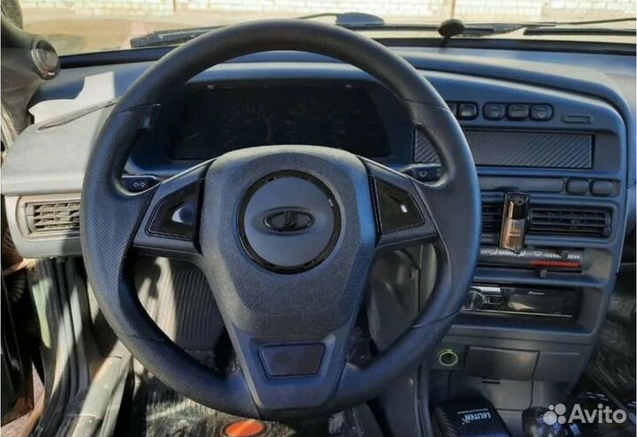 Руль барс 2108,2109,2114 глянец,карбоновый