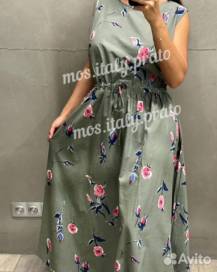 Сарафан летний женский Италия большие размеры