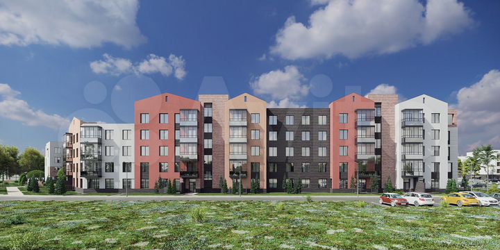 2-к. квартира, 71,6 м², 1/5 эт.